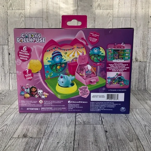 Gabby’s Dollhouse Cat Adventure Kitty Narwhal’s Carnival Room Netflix Dreamworks - Picture 4 of 7